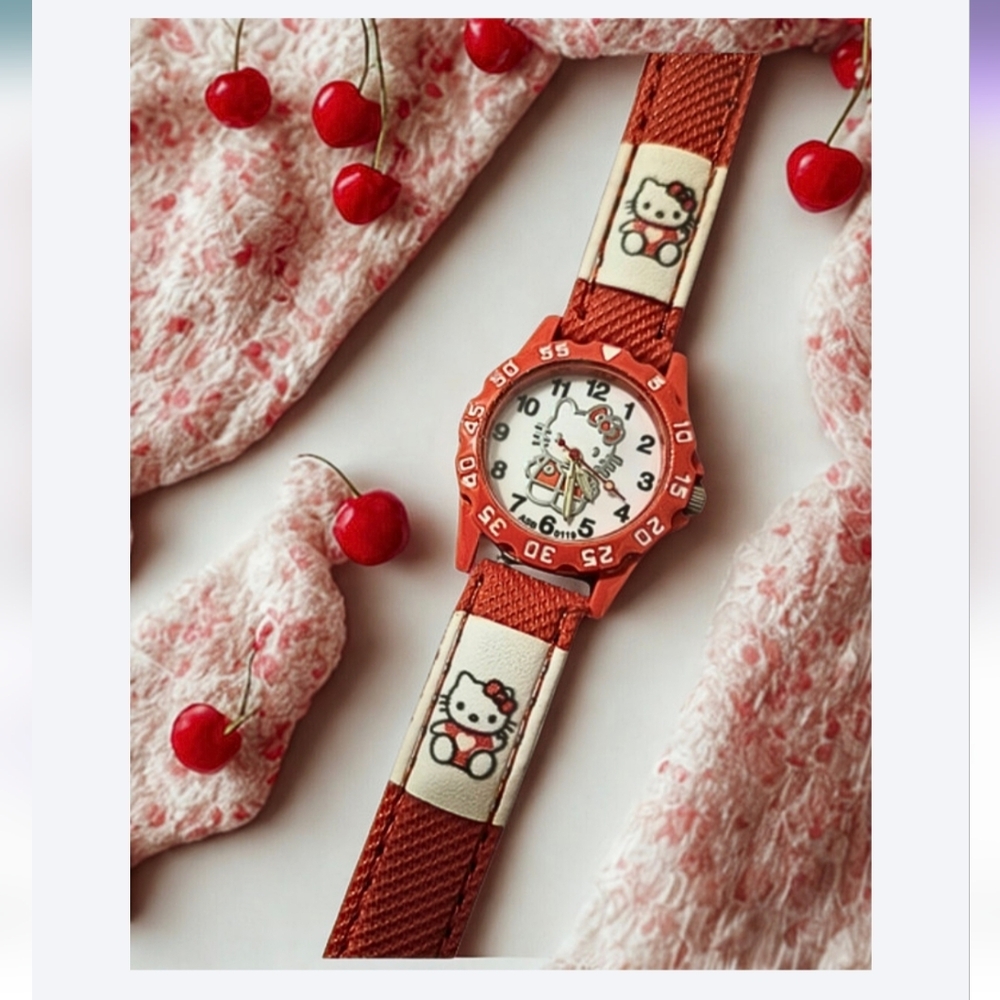 Hello Kitty Red Watch, NEW